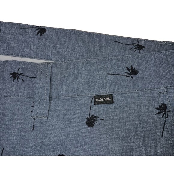 Travis Matthew Mens But Why Golf  Performance Shorts Size 40 Blue Palm Trees NWT - Picture 3 of 9